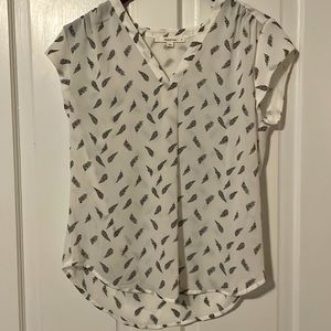 Fun 2 Fun Women’s White Sheer Blouse